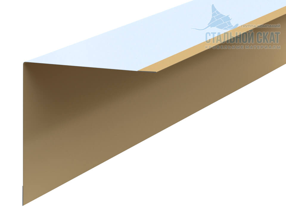 Планка угла внутреннего 75х75х3000 NormanMP (ПЭ-01-1014-0.5) в Павловском Посаде