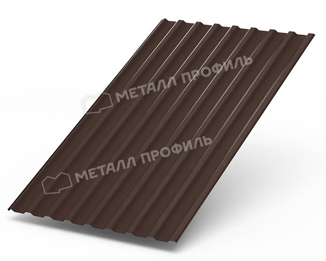 Профнастил МП20 х 1100 - R (Steelmatt-20-8017-0.4±0.08мм) в Павловском Посаде