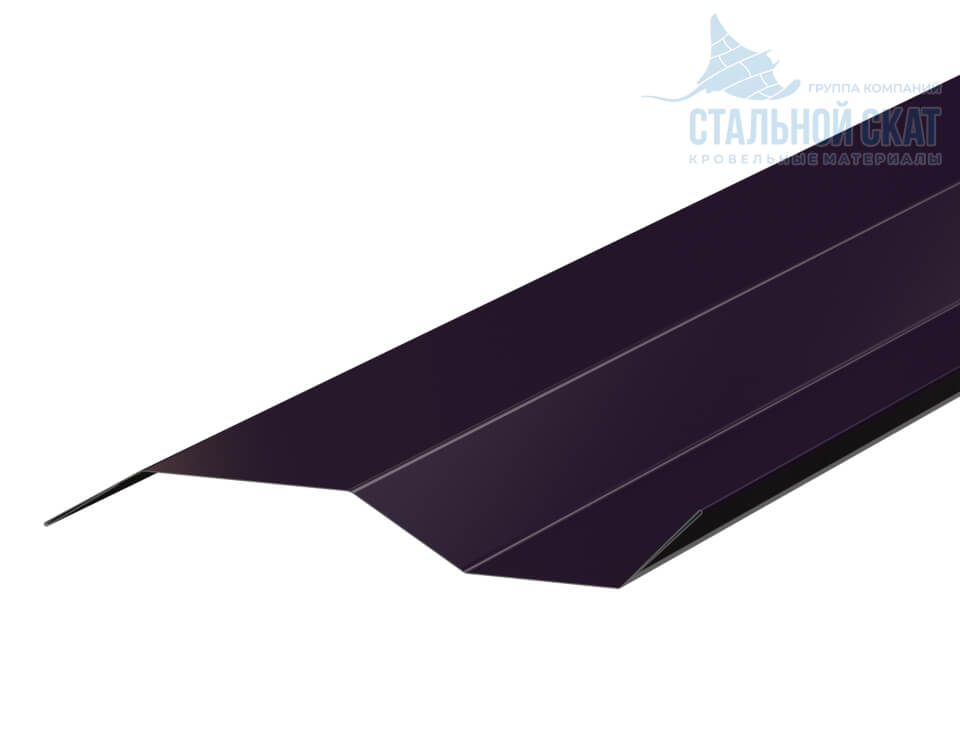 Фото: Планка примыкания в накладку 77х2000 (VALORI-20-Violet-0.5) в 