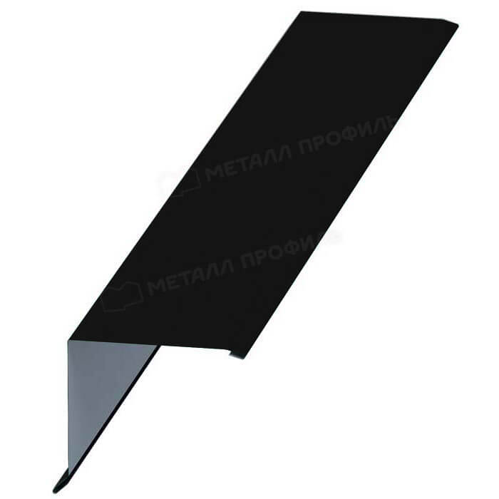 Планка торцевая 135х145х2000 (PURMAN-20-9005-0.5) в Павловском Посаде