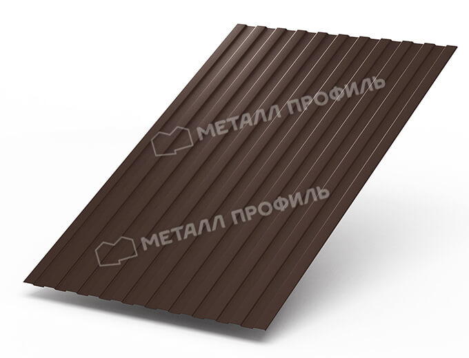 Фото: Профнастил С8 х 1150 - B (Steelmatt-20-8017-0.4±0.08мм) в Павловском Посаде