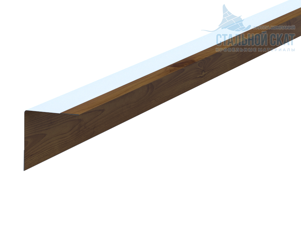Фото: Планка угла внутреннего 30х30х3000 (ECOSTEEL_T-12-Дуб-0.45) в Павловском Посаде