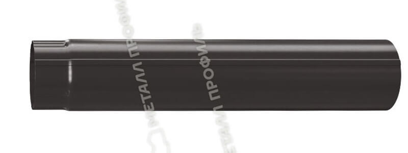 Фото: Труба водосточная D100х3000 Foramina Freeze (FRZ_D-01-DarkBrownDarkBrown-0.5) в 
