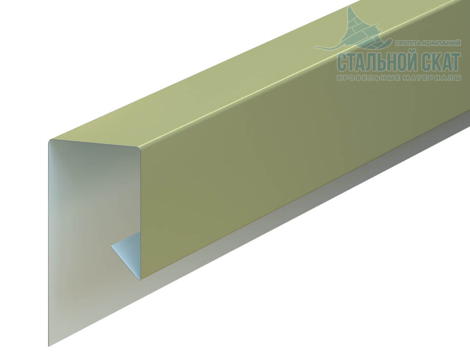 Планка завершающая сложная 30х25х3000 NormanMP (ПЭ-01-6019-0.5)