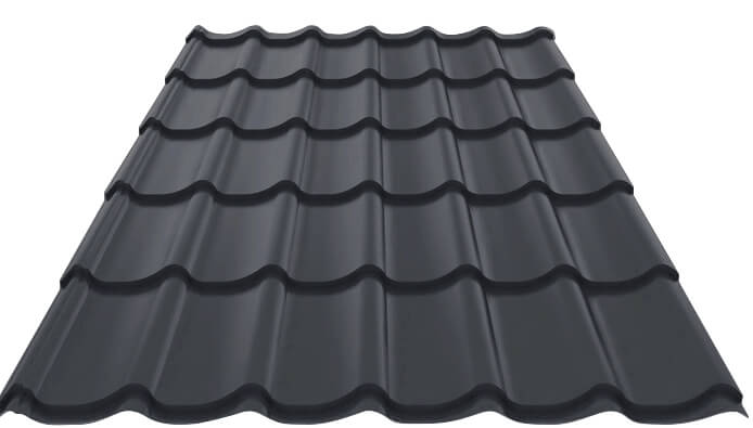Металлочерепица МП Ламонтерра-X (PURMAN-20-7024-0.5)
