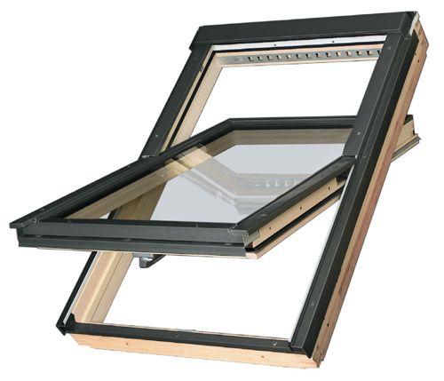 Мансардное окно Fakro FTP-V U4 08 (94x118) с двухкамерным стеклопакетом