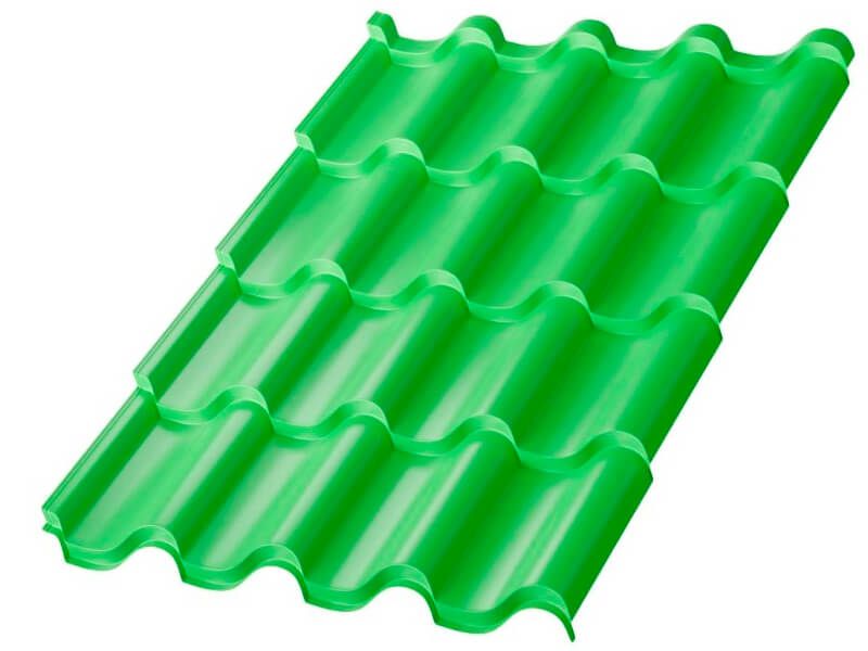 Металлочерепица МП Монтерроса-XL NormanMP (ПЭ-01-6018-0.5)